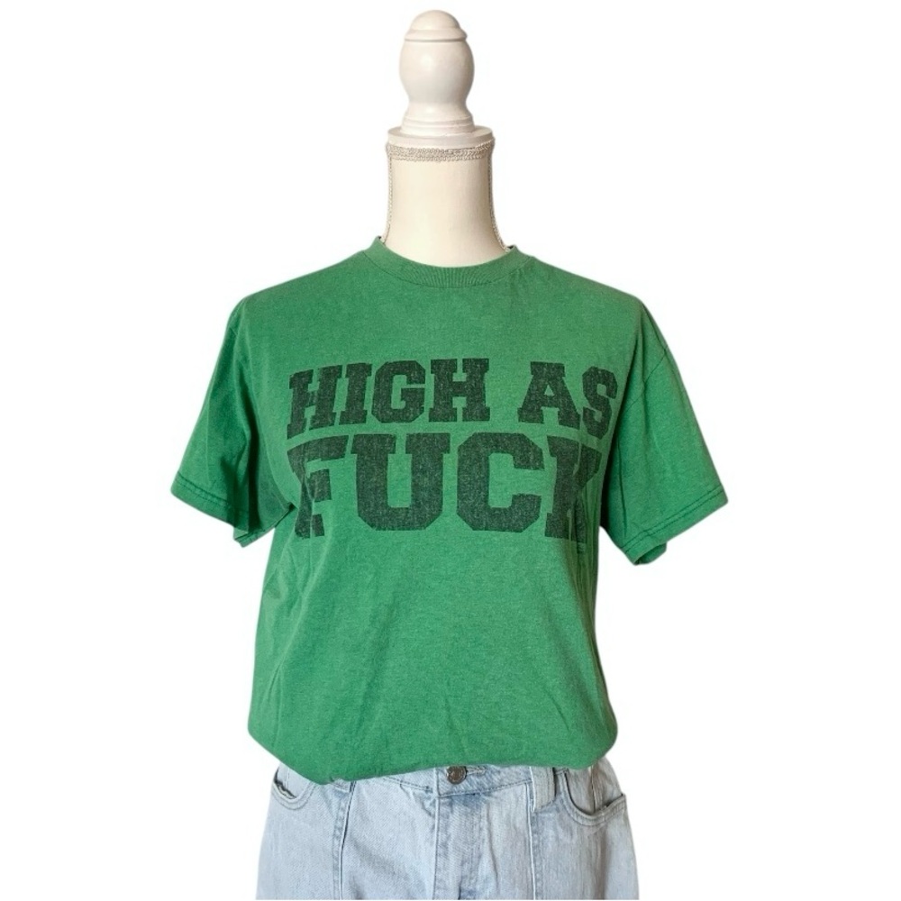 Spencer's Green "High As F" Graphic Tee